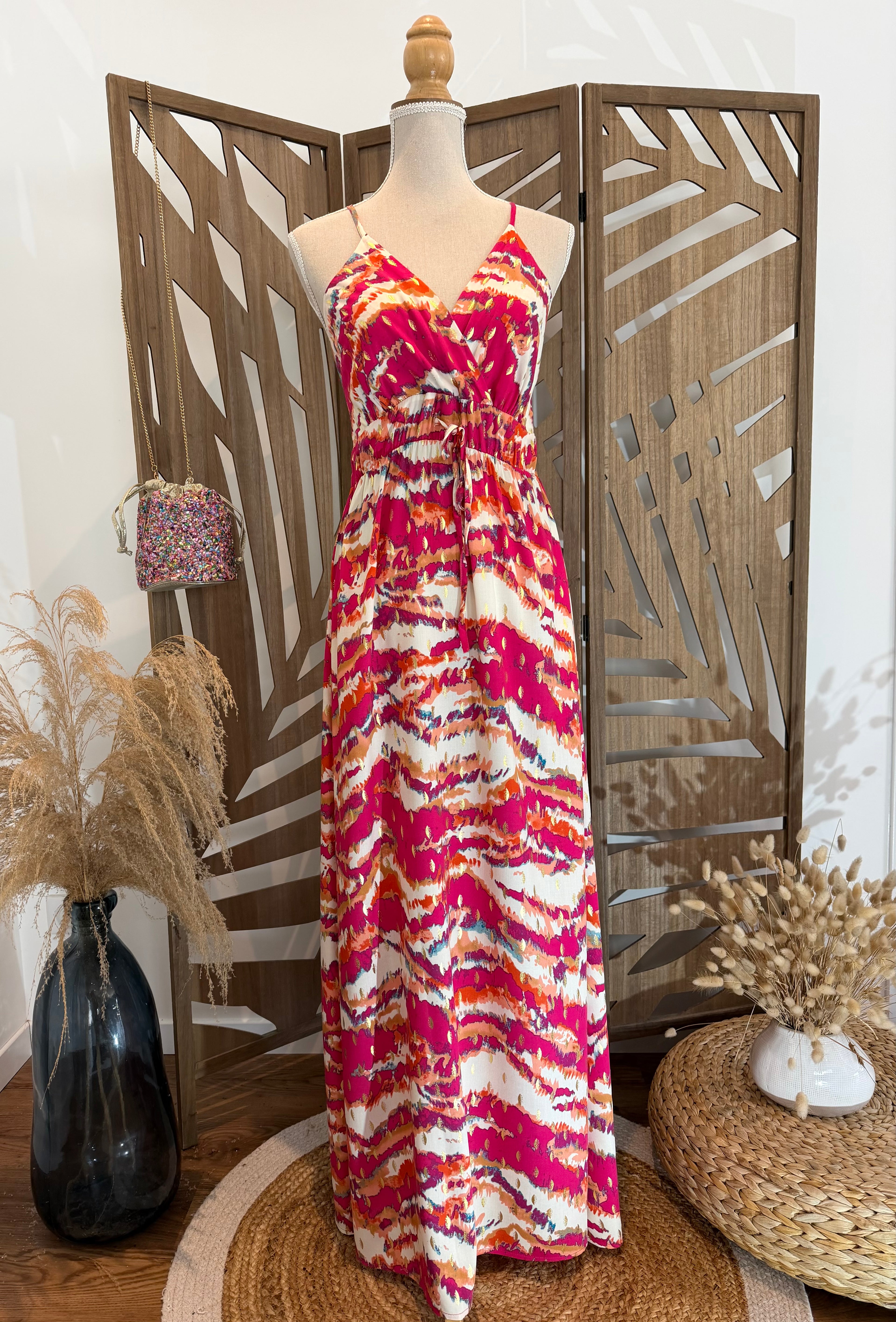 Robe longue colorée-Miss Sara