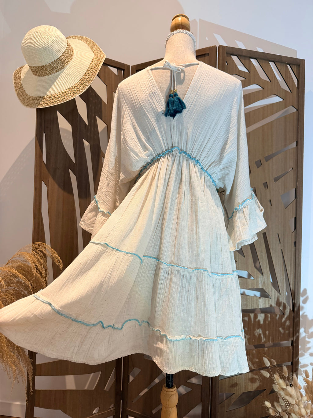 Robe courte Bohème chic