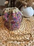 Sac Bourse Orné de Pierres Colorées