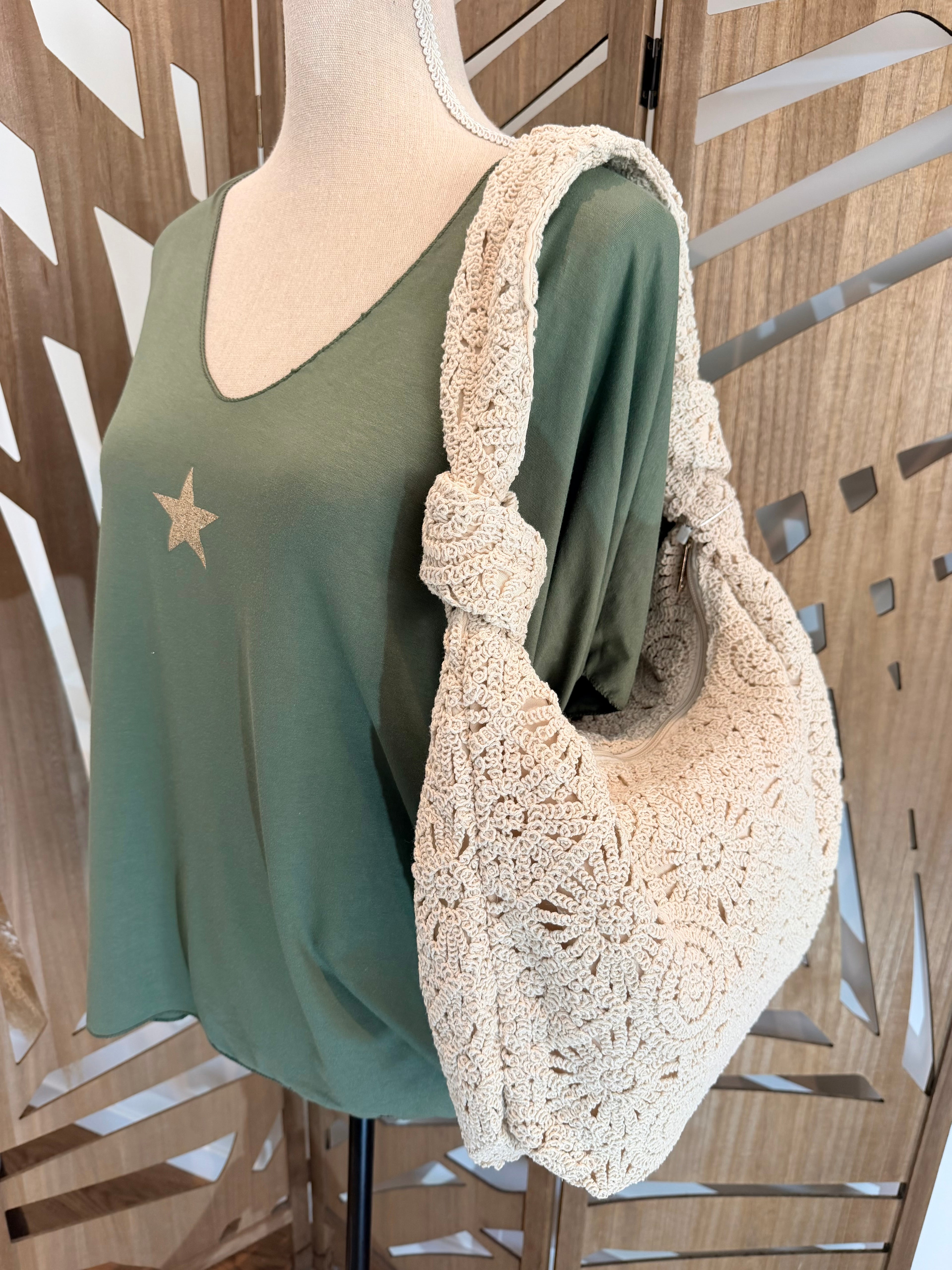 Sac Hobo en Crochet