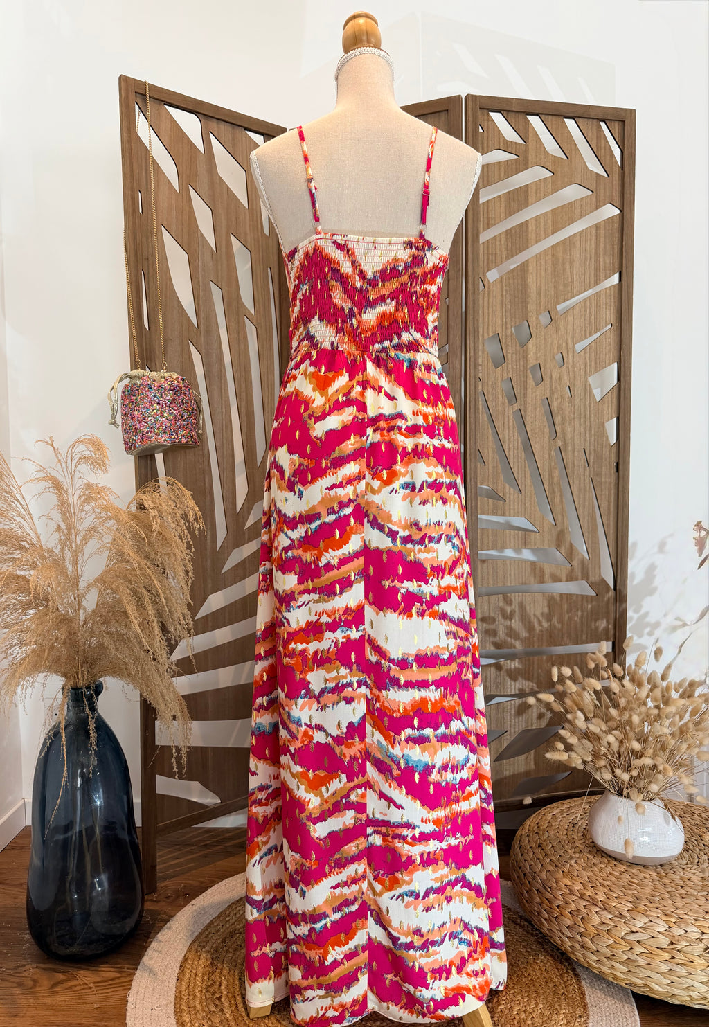 Robe longue colorée-Miss Sara