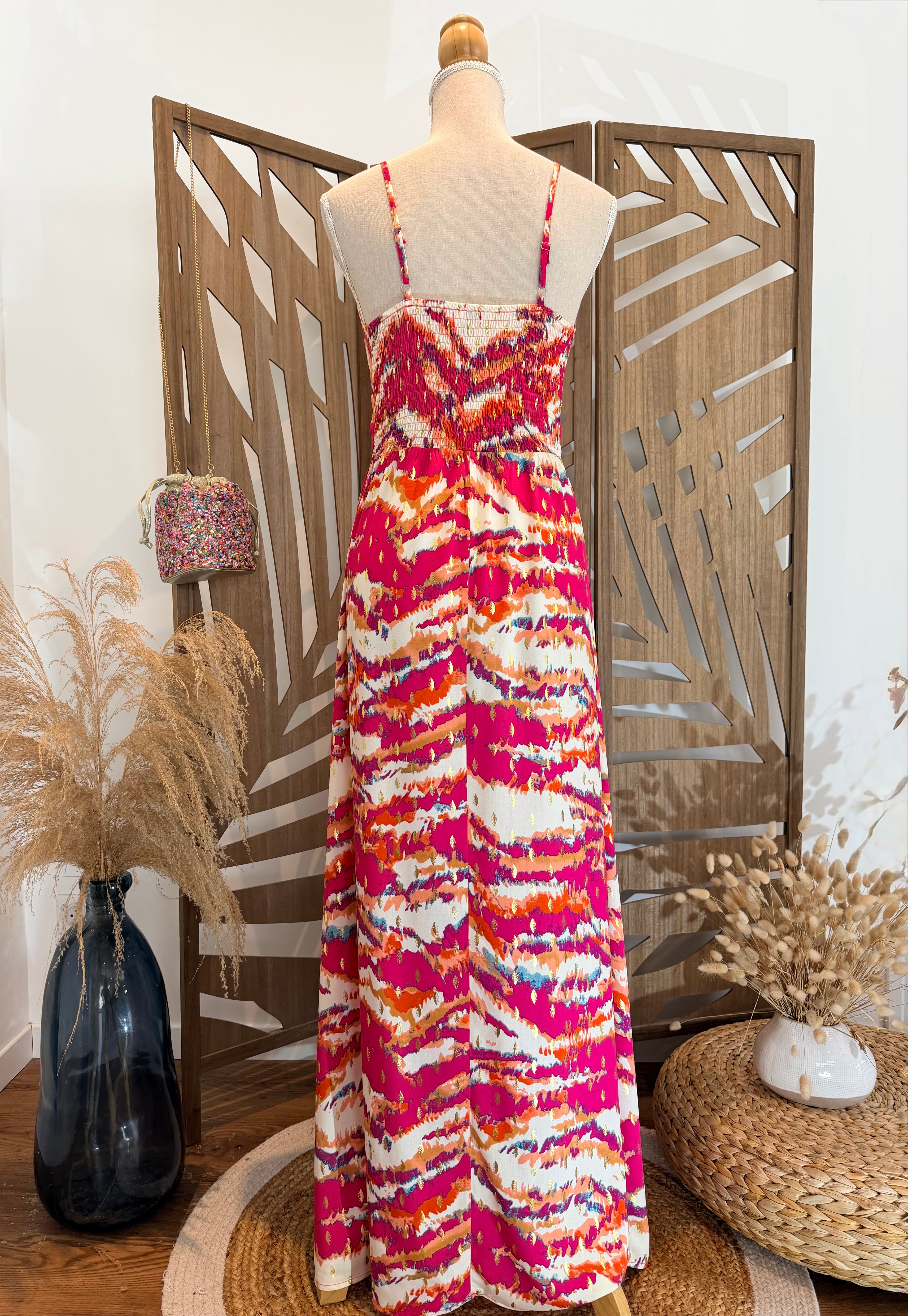 Robe longue colorée-Miss Sara