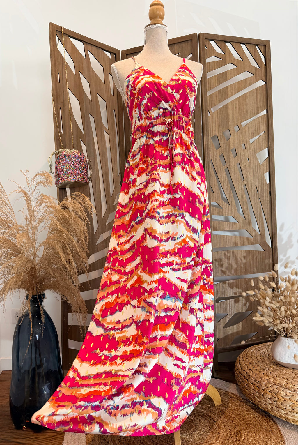 Robe longue colorée-Miss Sara