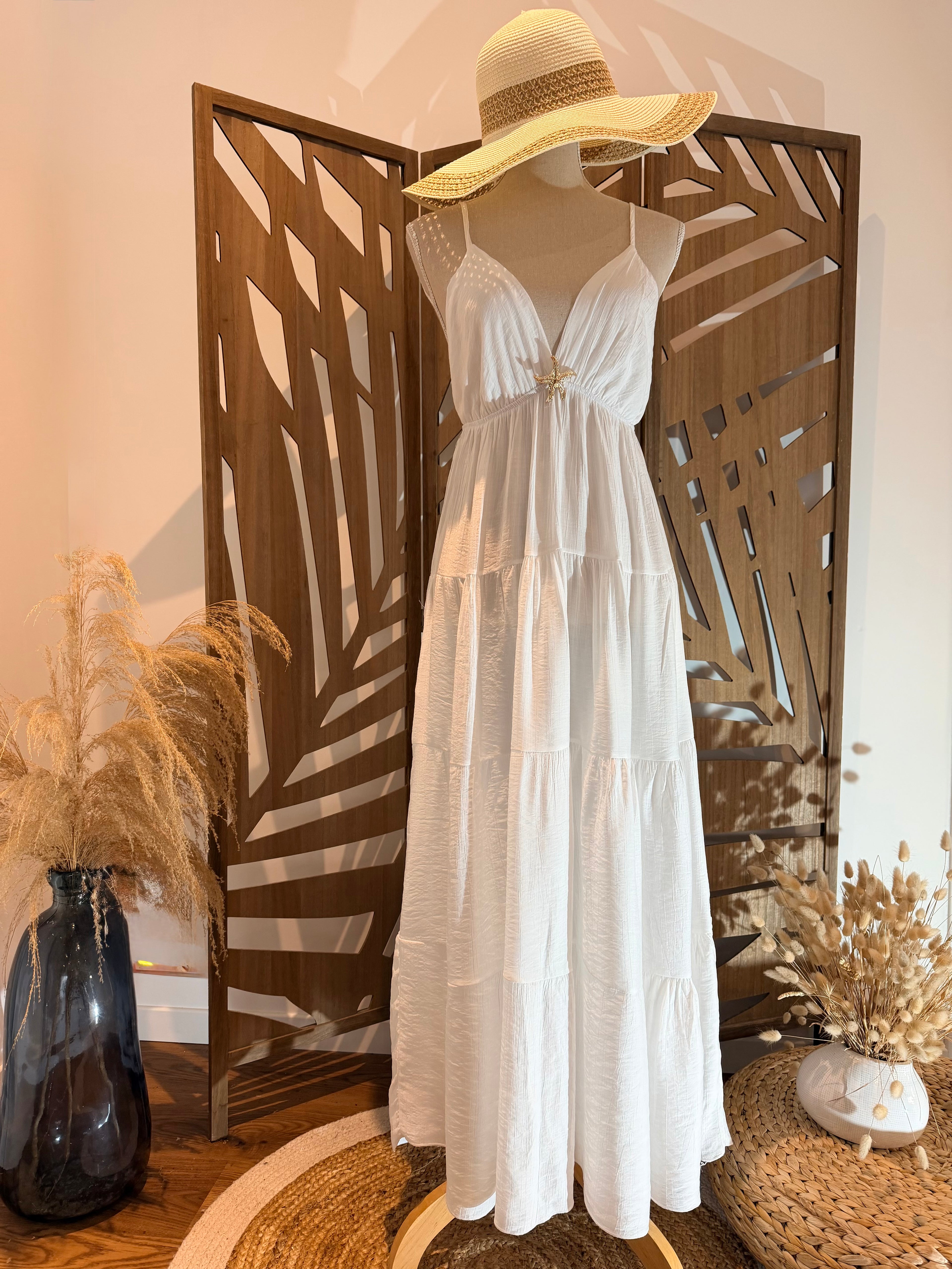 Robe longue légère et aérienne – Idéale plage