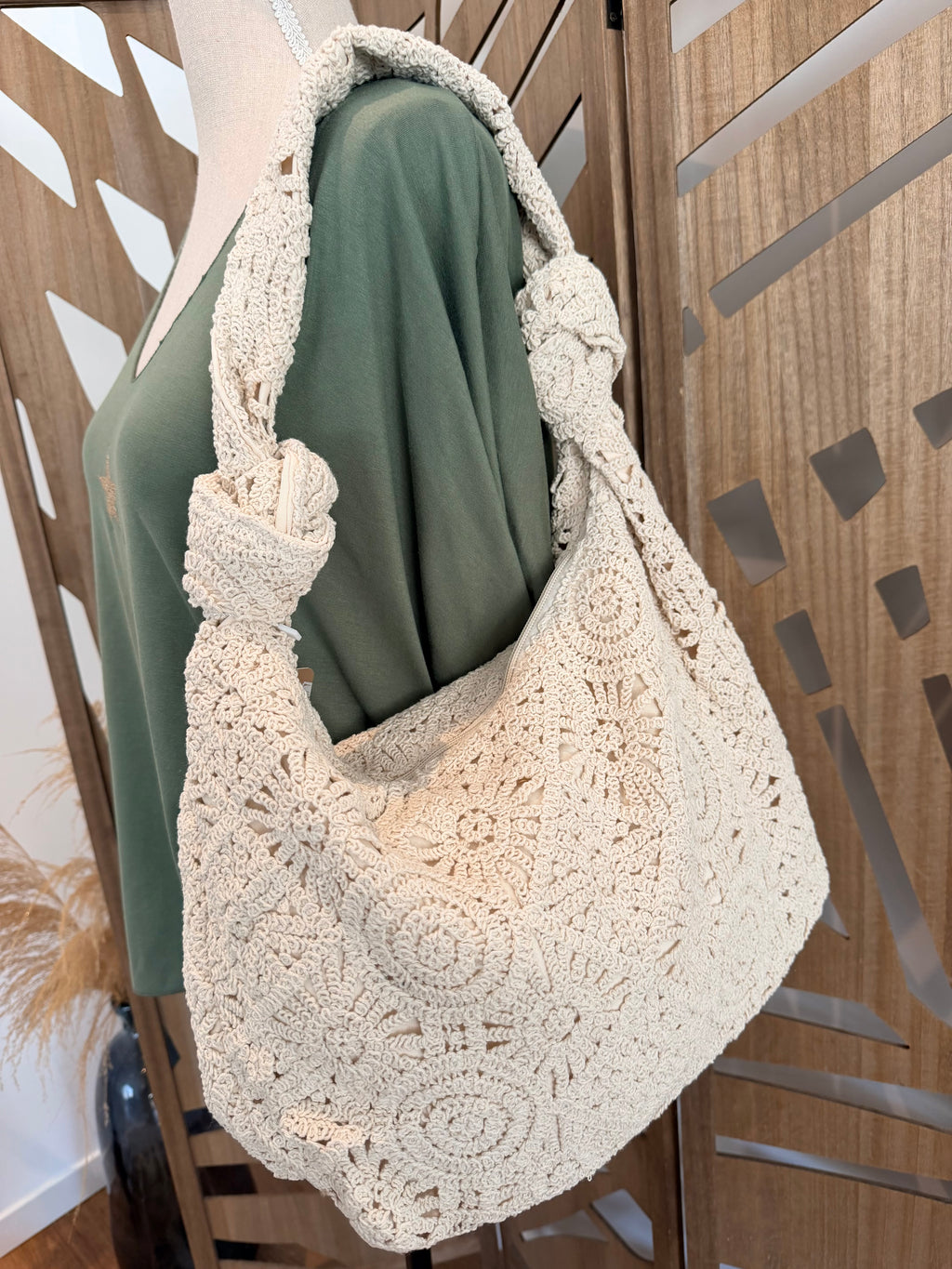 Sac Hobo en Crochet