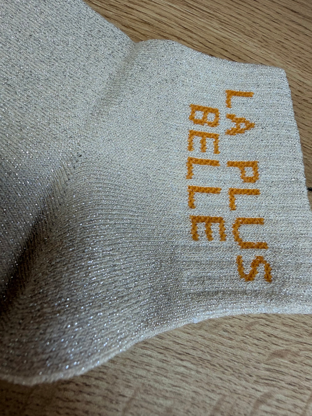 Chaussettes à paillettes « La Plus Belle » – Taille 36-42