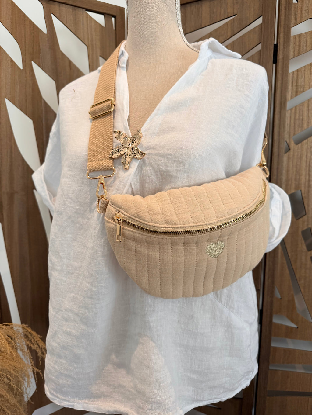 Sac Banane à Texture Matelassé
