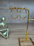 Boucles d'Oreilles Créoles Dorées – Minimalistes