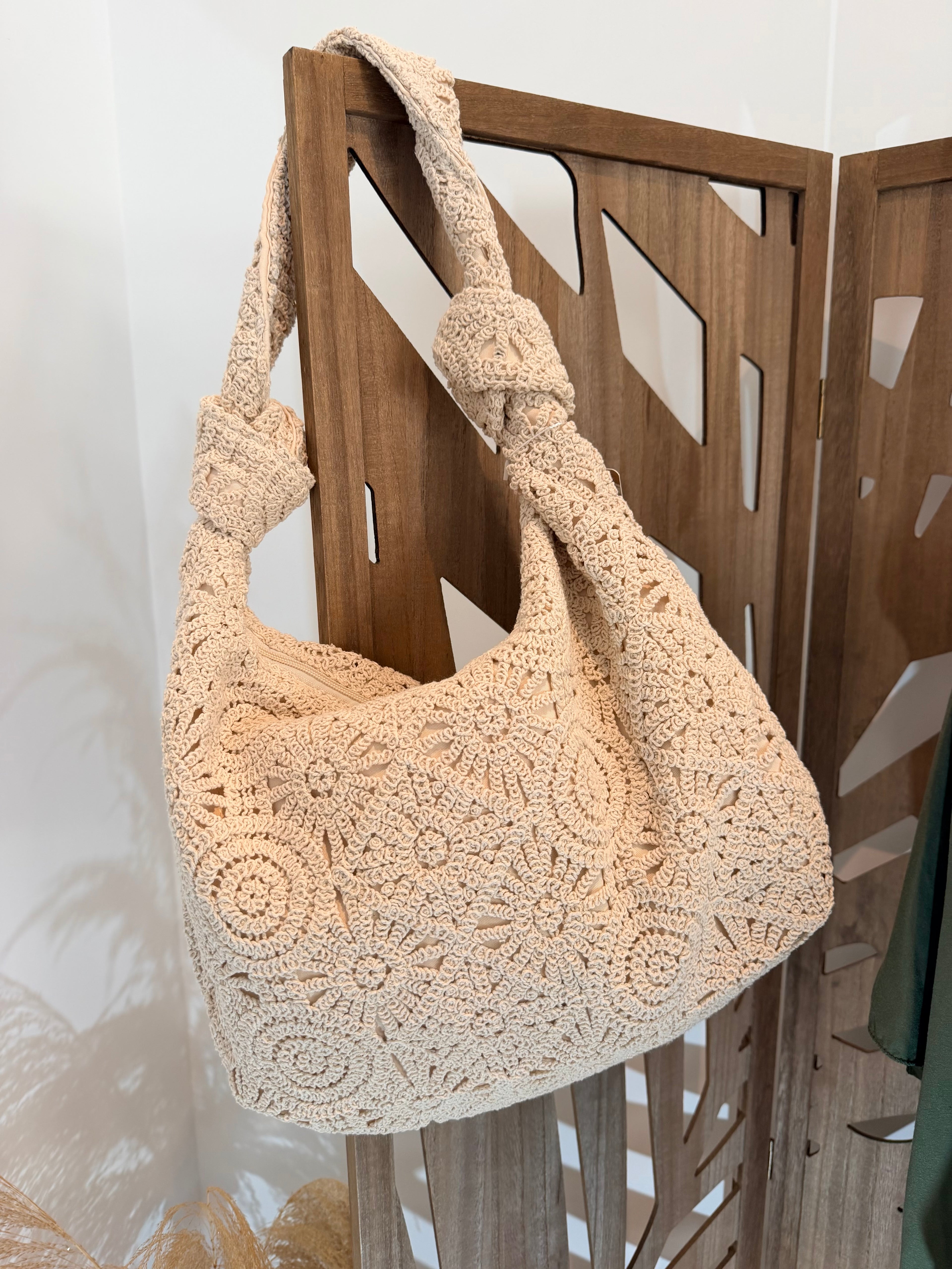 Sac Hobo en Crochet