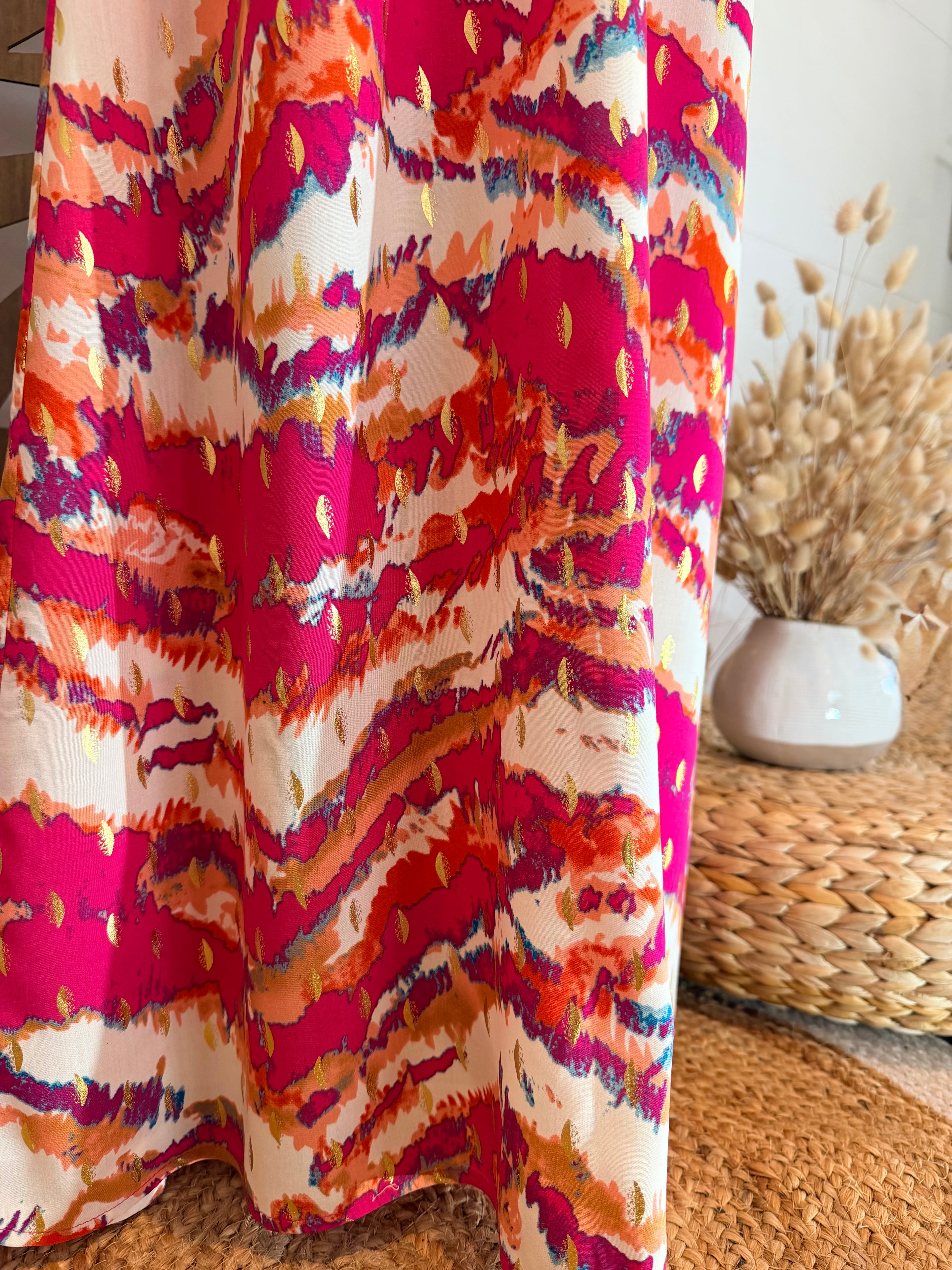 Robe longue colorée-Miss Sara