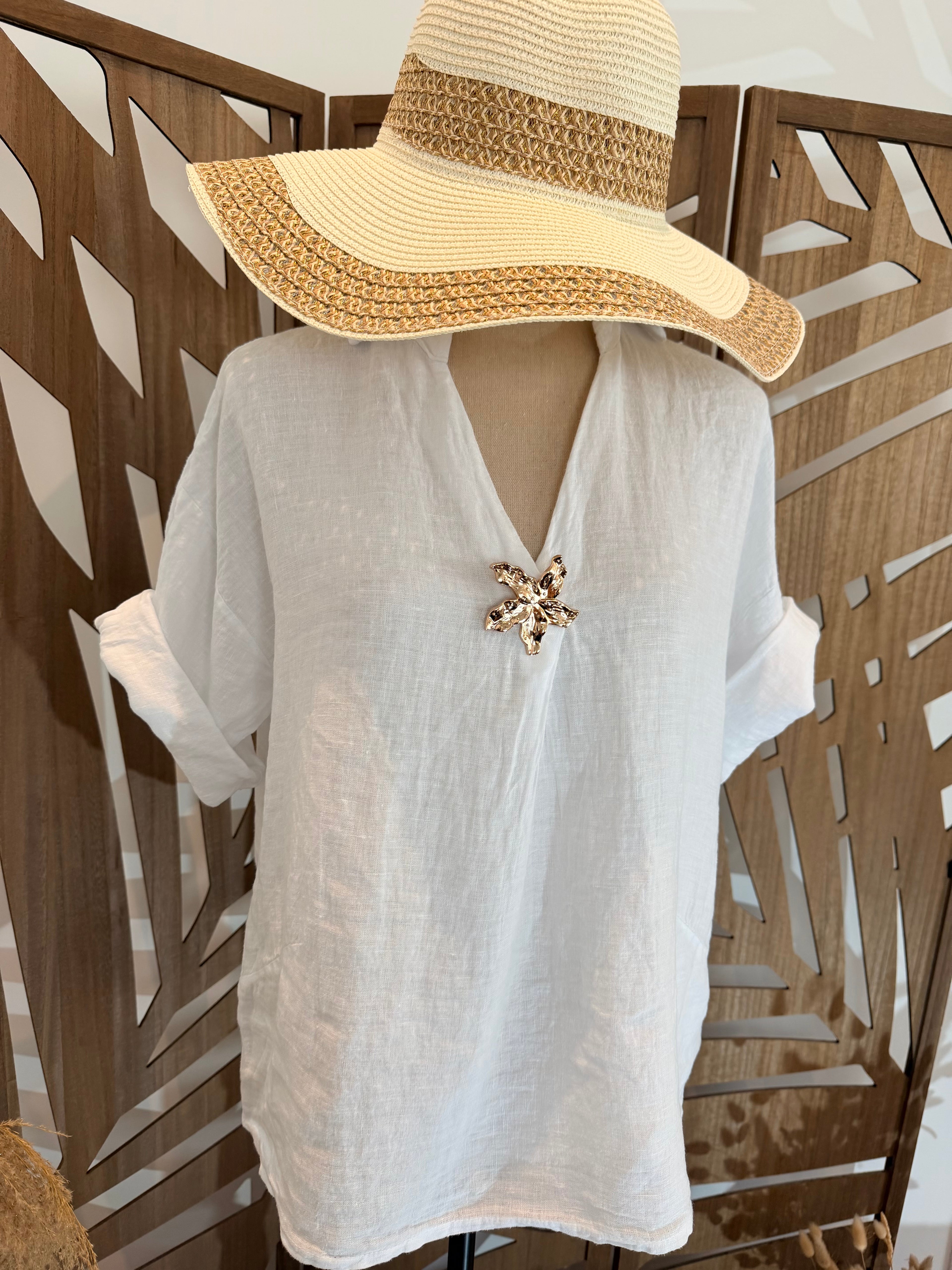 Chemise en Lin "Made in Italy" - Fleur de Lin