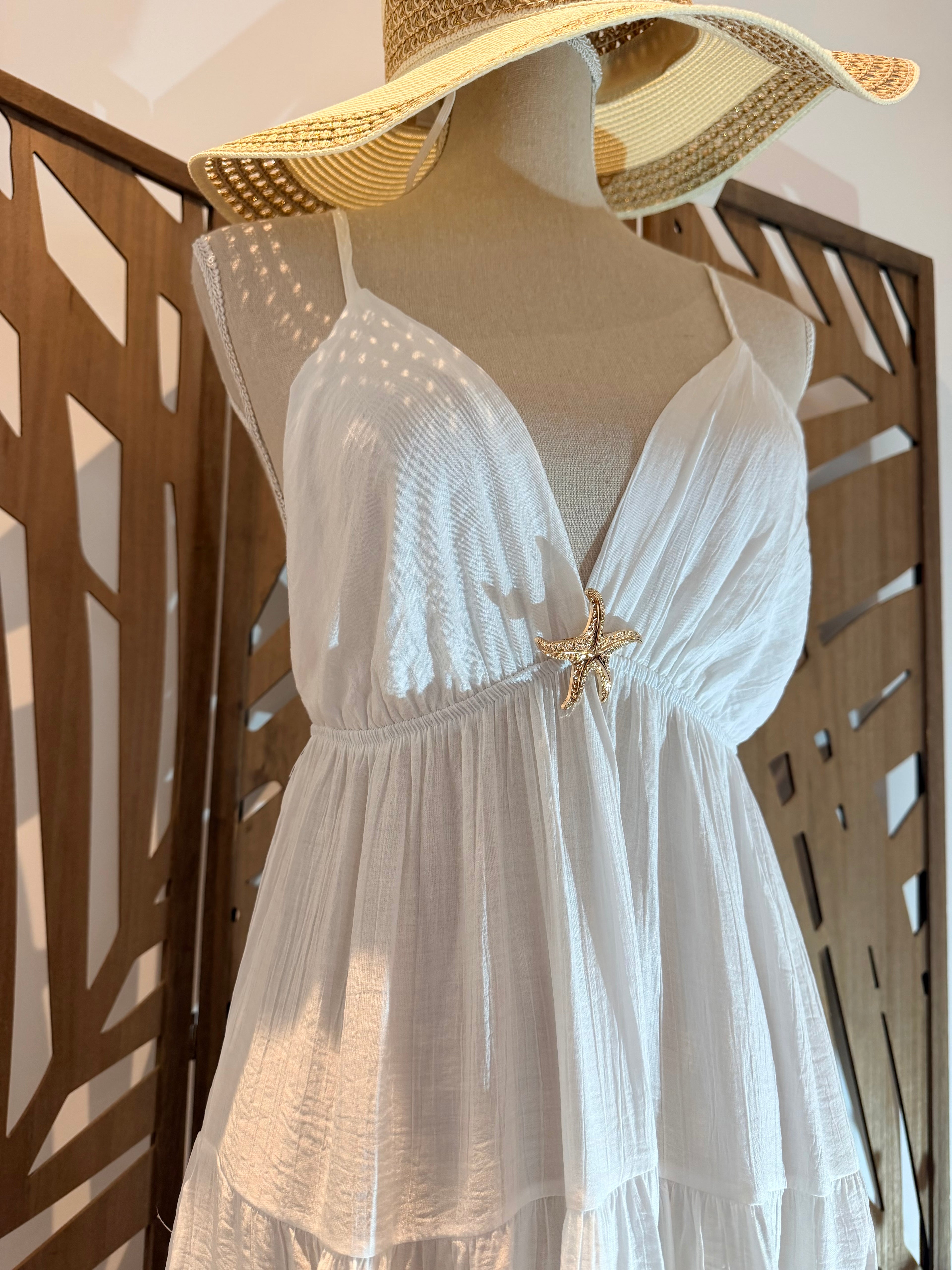 Robe longue légère et aérienne – Idéale plage