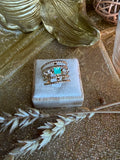 Bague Ajustable Dorée – Pierre Turquoise